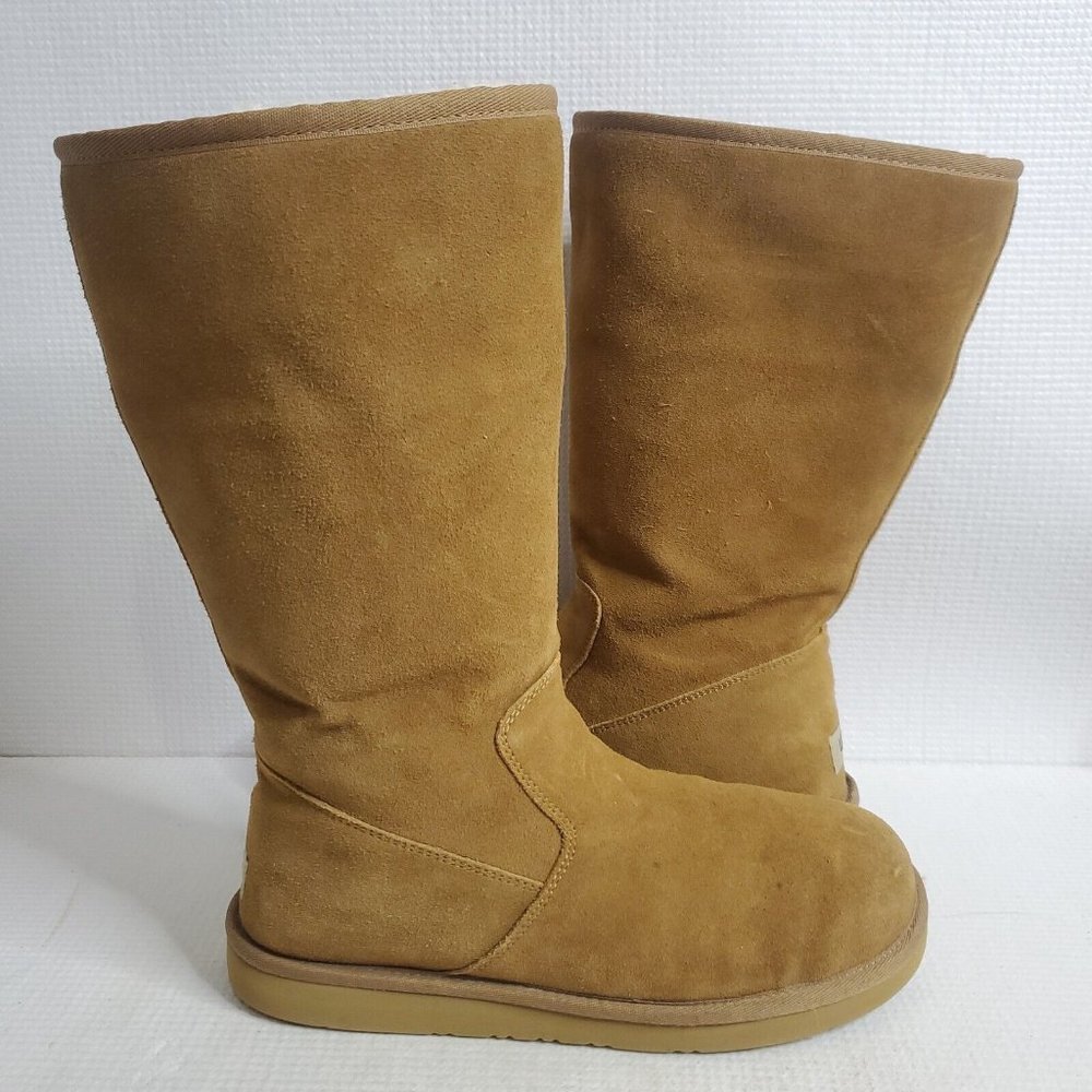 Women’s UGG Alber Boots Women's Size 9 Wheat Tan Brown Suede 1118956